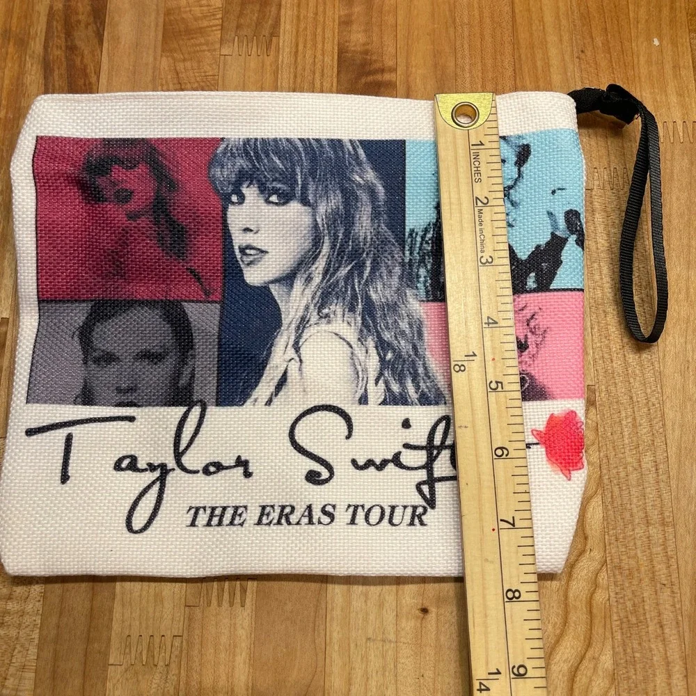 Taylor Swift The‎ Eras Tour Cosmetic Bag Pouch Wristlet Multi Image Collage